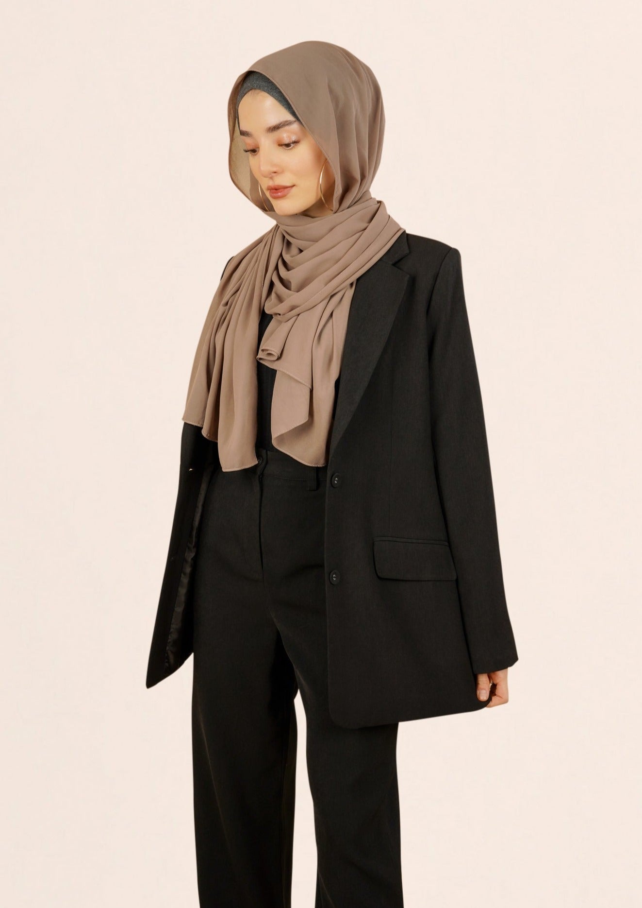 Imara Single Breasted Blazer - Black - AMARIAH