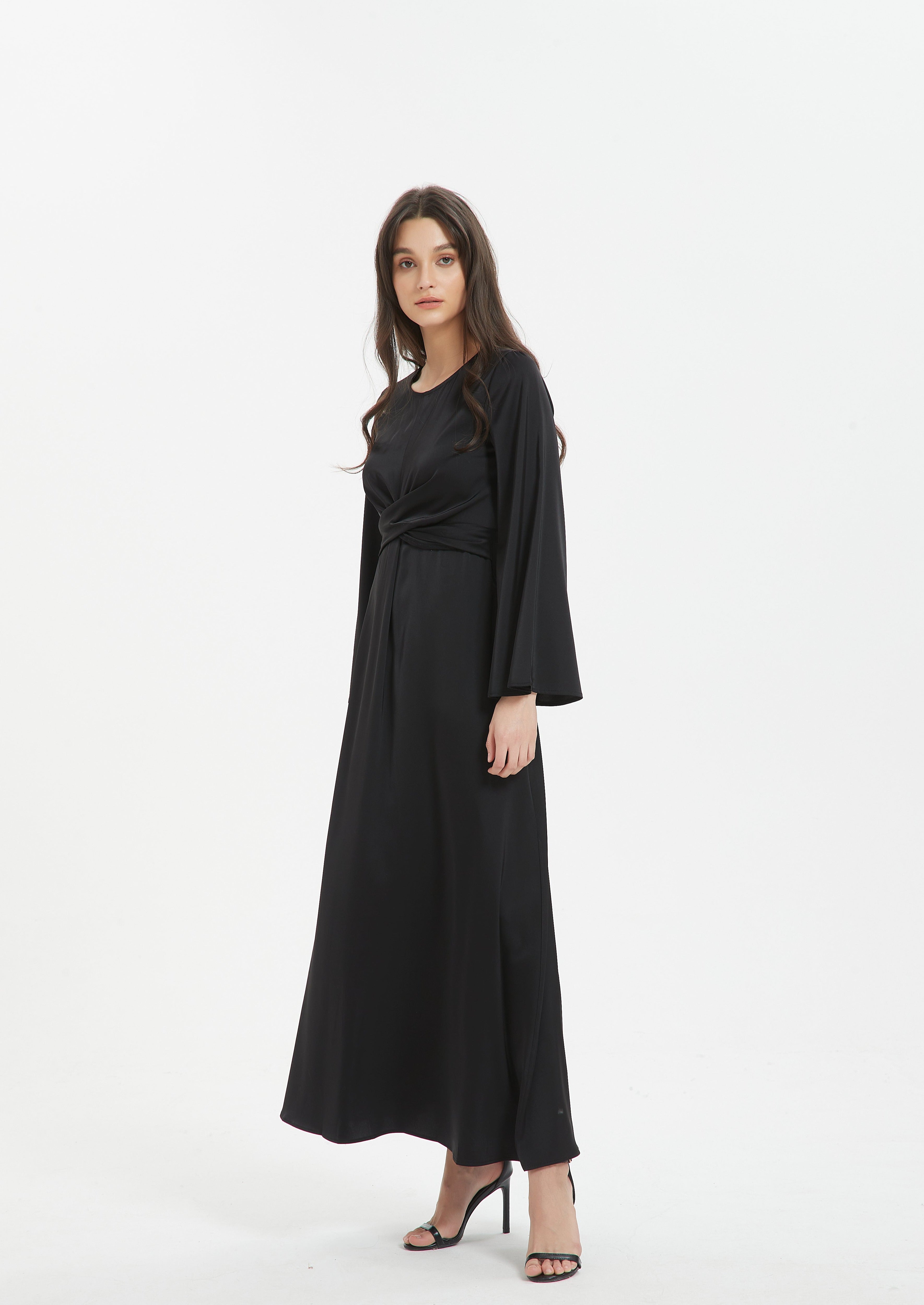 Aphrodite Maxi Dress - Black