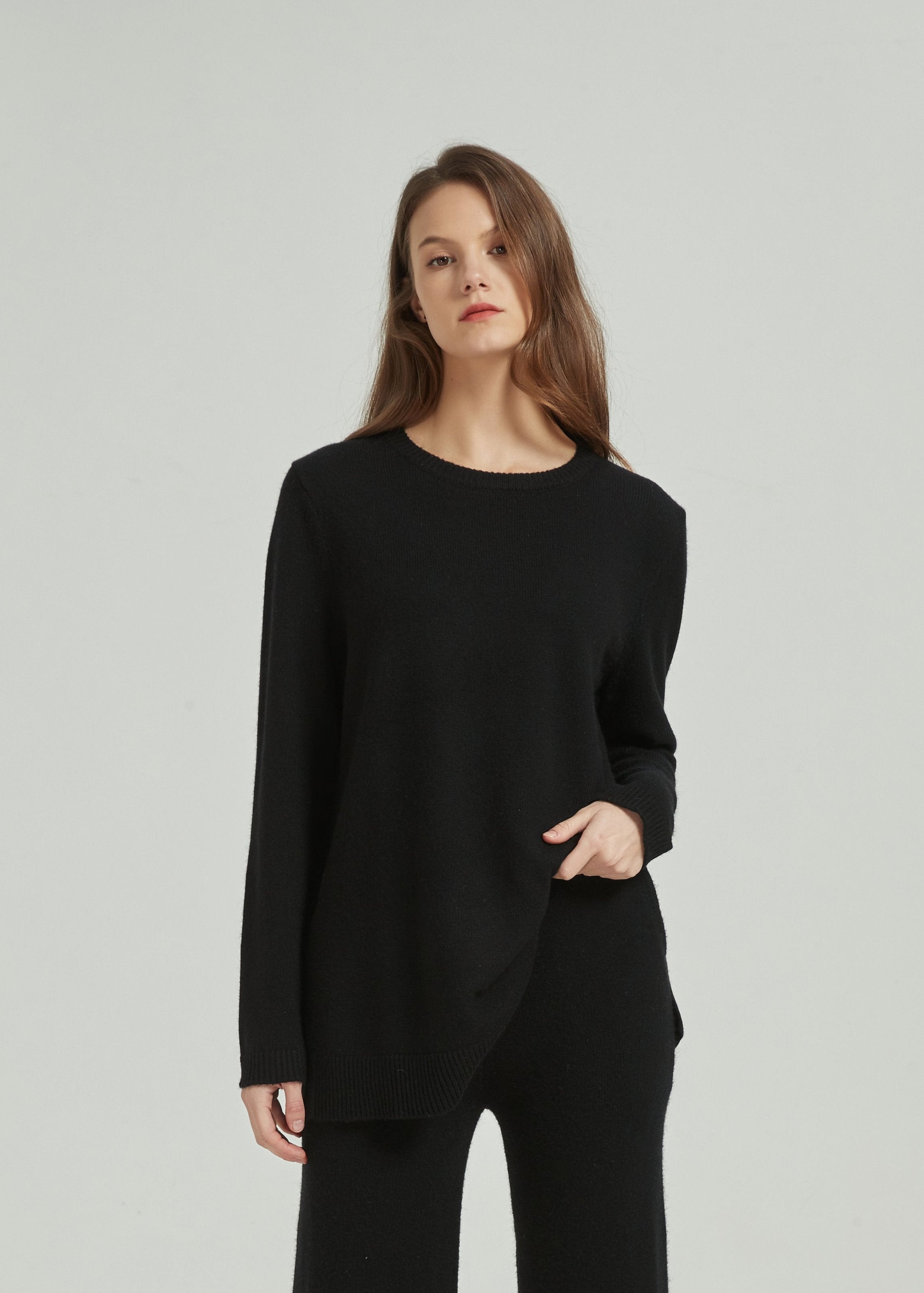 Elandra Knit Sweater - Black