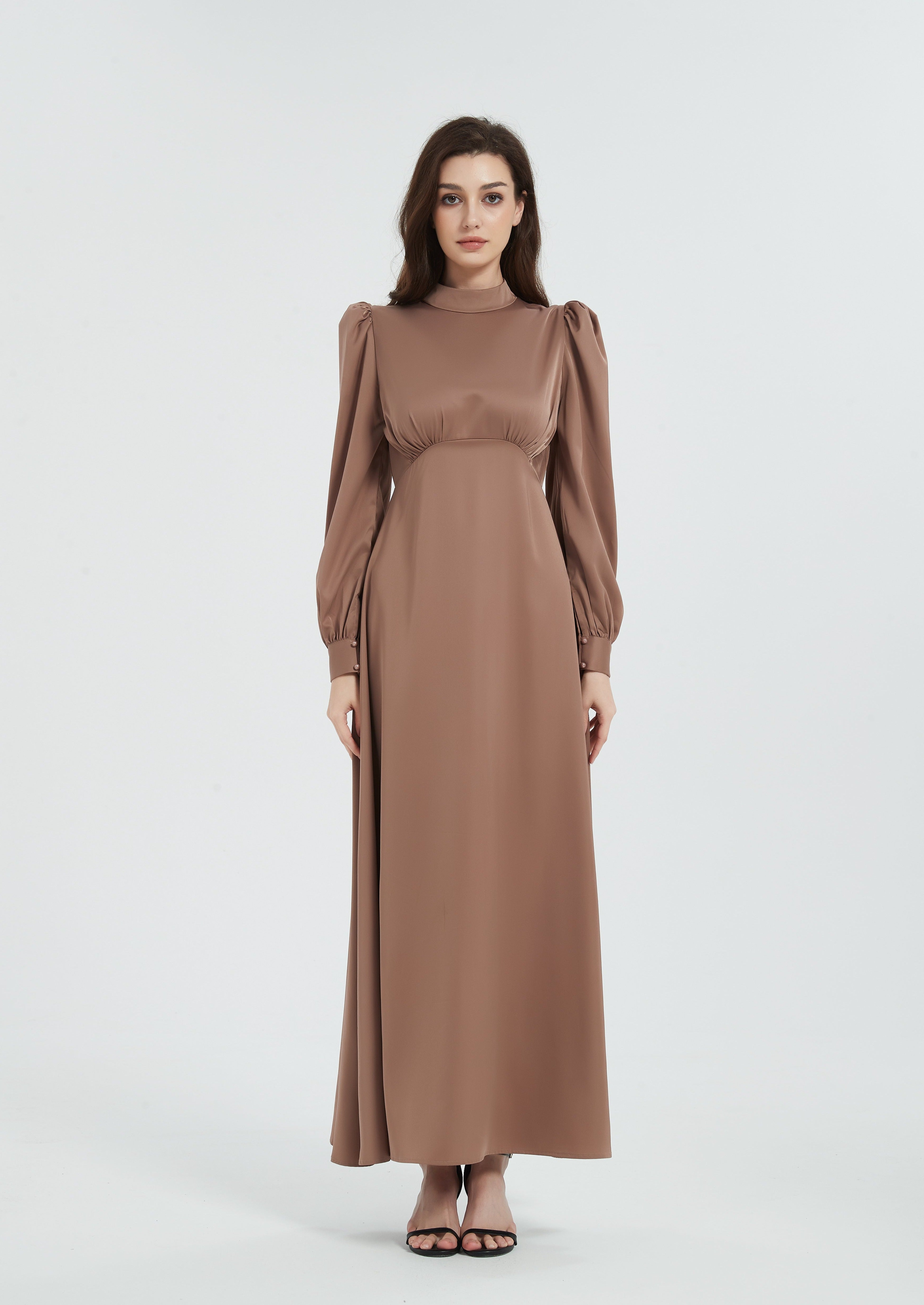 Leya Maxi dress - Taupe