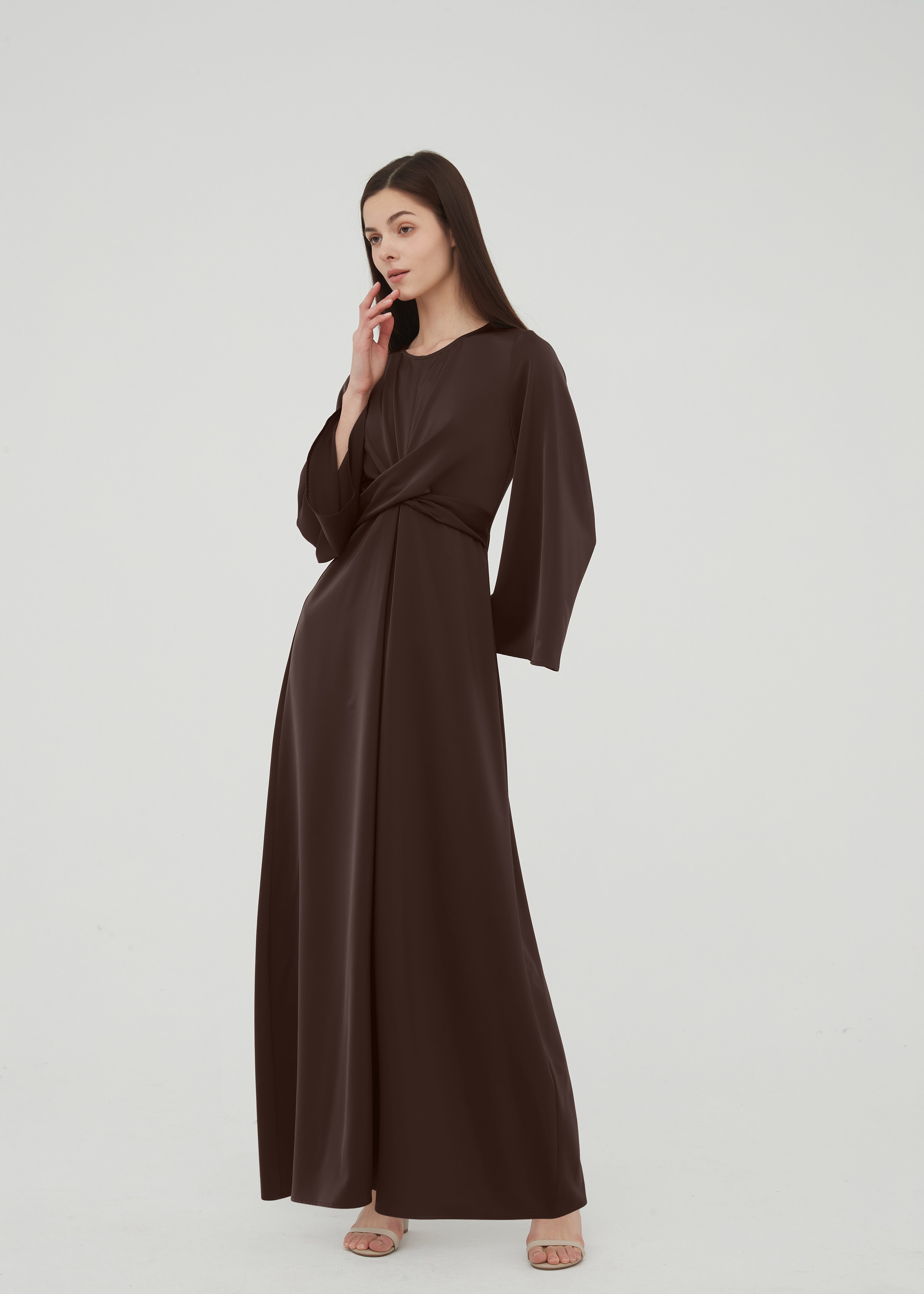 Aphrodite Maxi Dress - Chocolate