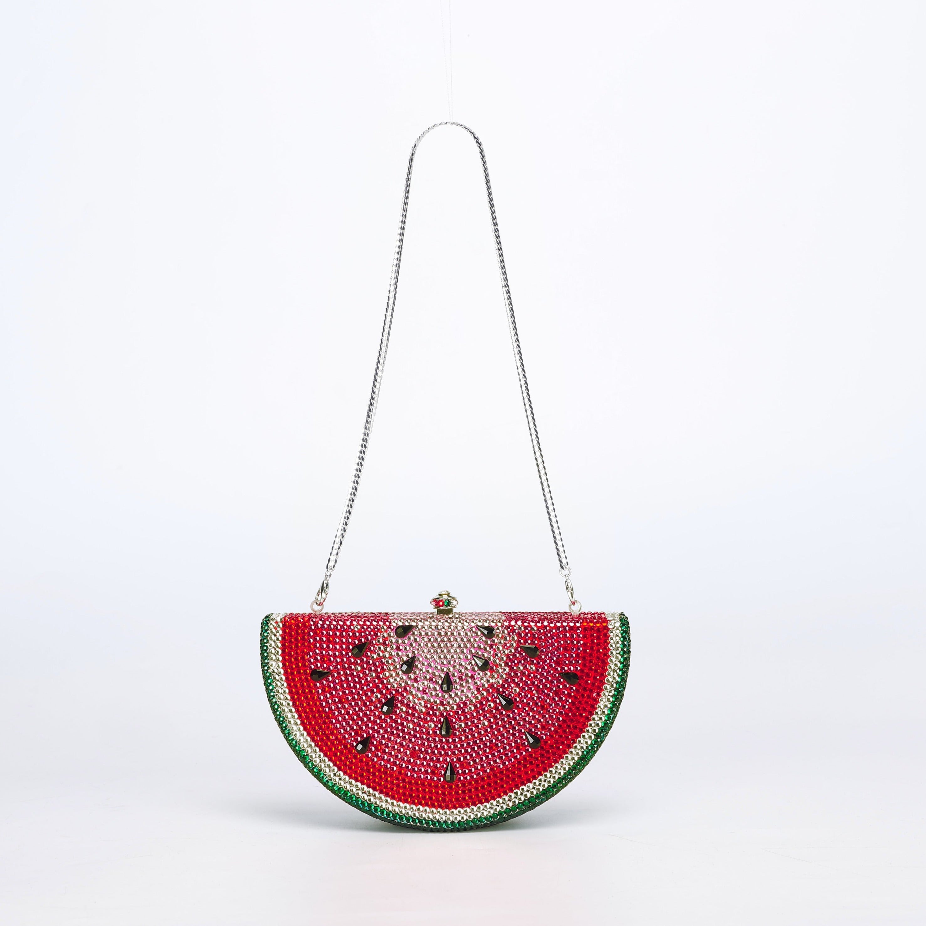 Amariah Watermelon Clutch Bag