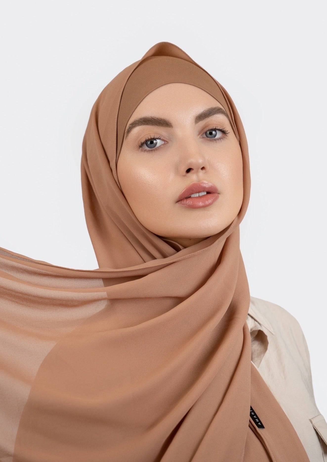 Matching Hijab Set - Sand